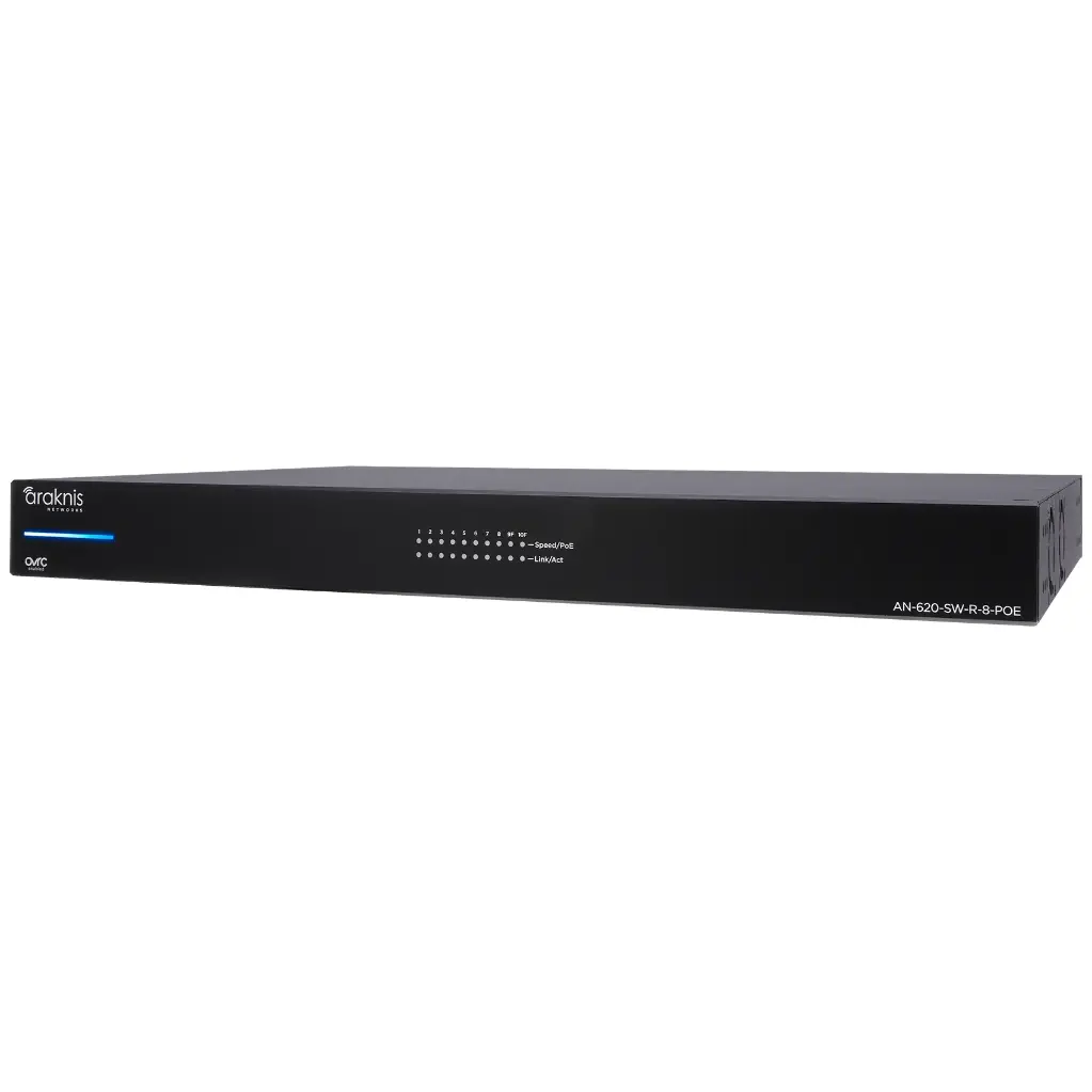 620 Series L3 Managed Multi-Gigabit PoE++ Switch | 8 + 2 SFP+ Rear Ports