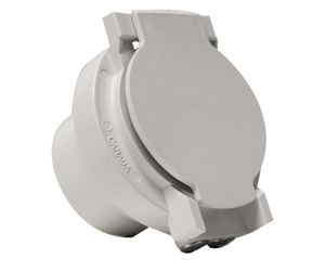 Utility Valve White with Pin Jacks