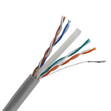 Cat 6 550MHz Unshielded Wire - /ft. Nest in Box (Gray)