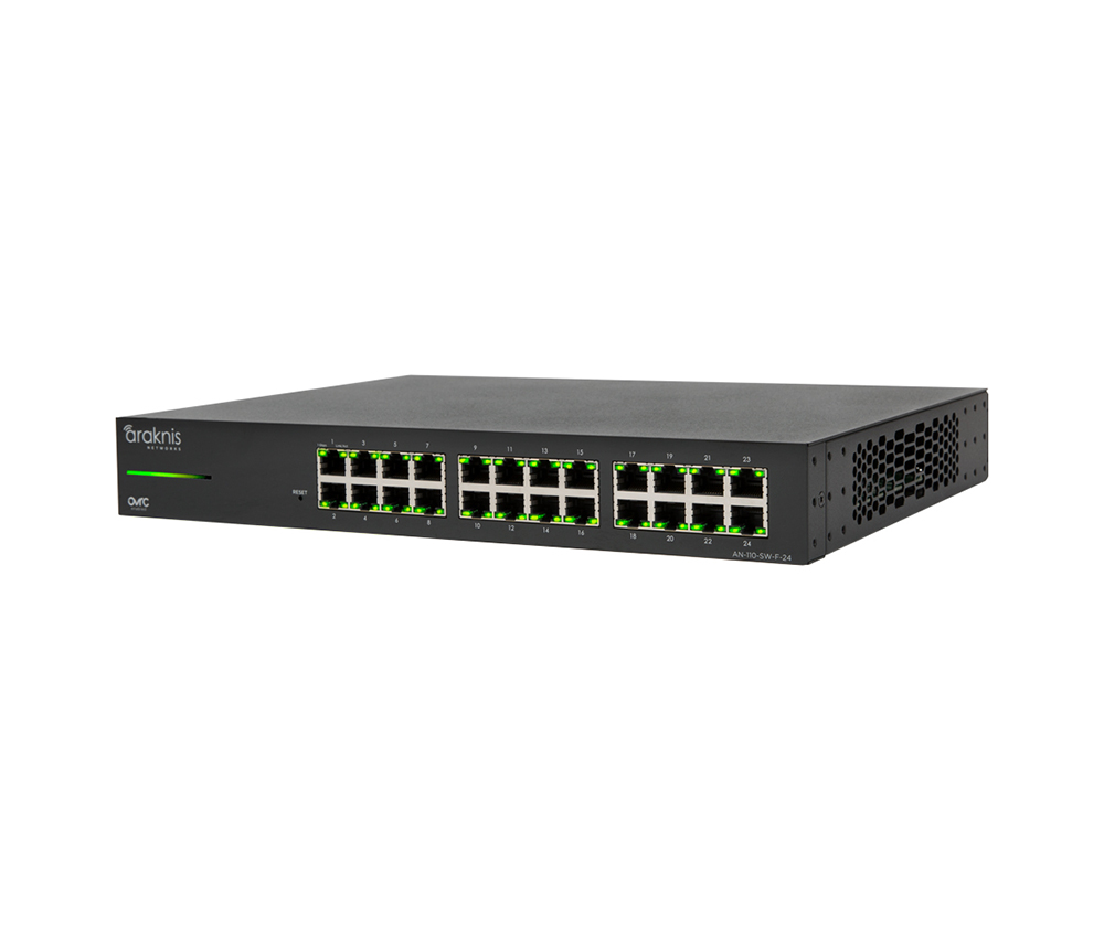 110 Series Unmanaged+ Gigabit Switch | 24 Front Ports