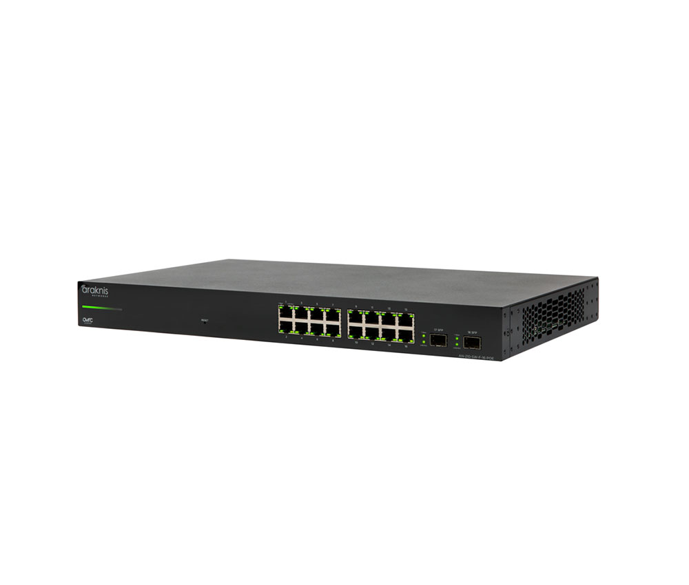 210 Series Websmart Gigabit Switch with Partial PoE+ | 16 + 2 Front Ports