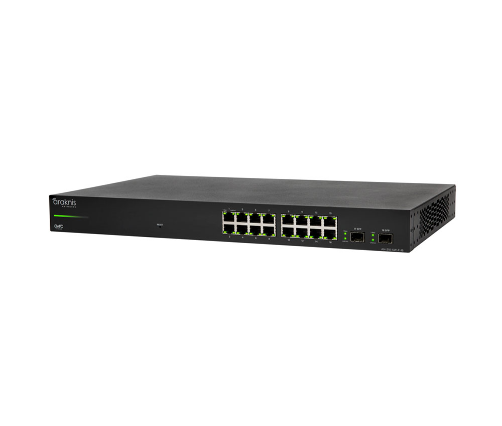 310 Series L2 Managed Gigabit Switch | 16 + 2 Front Ports