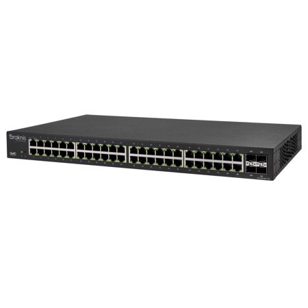 320 Series L2 Managed Gigabit Switch | 48 + 4 Front Ports