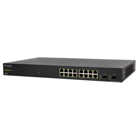 320 Series L2 Managed Gigabit Switch with Full PoE+| 16+ 2 Front Ports