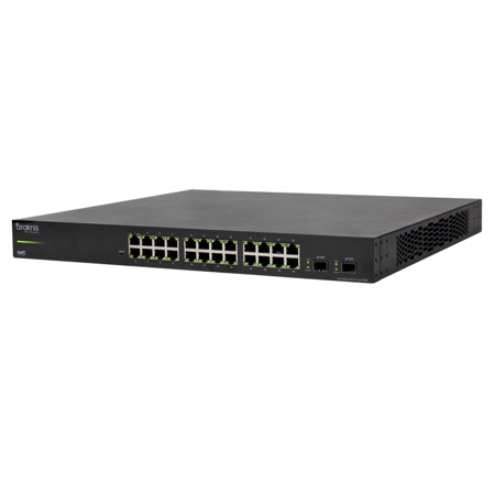 320 Series L2 Managed Gigabit Switch with Full PoE+| 24+ 2 Front Ports