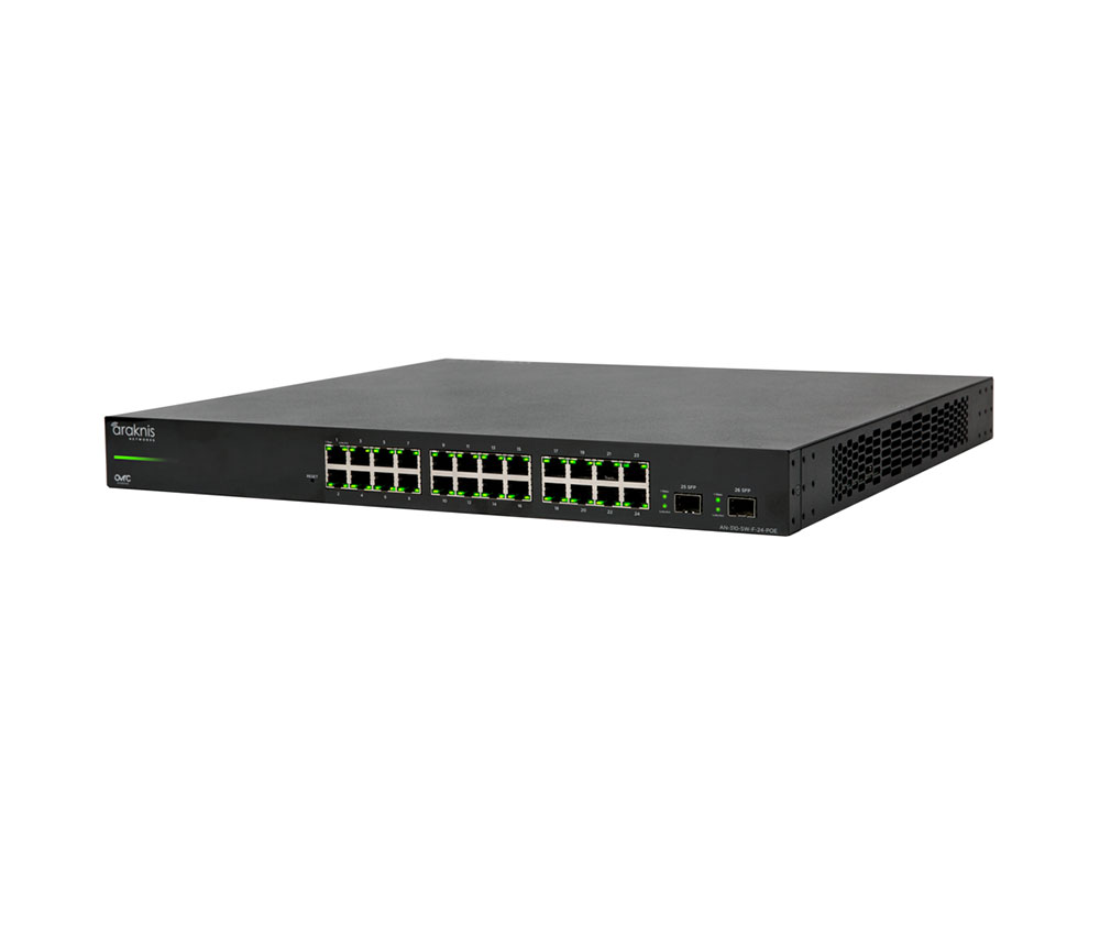 310 Series L2 Managed Gigabit Switch | 24 + 2 Front Ports