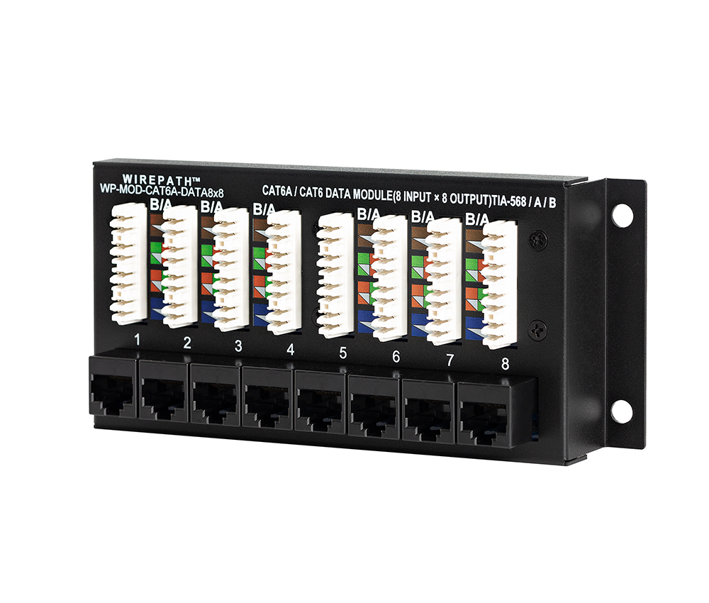 8 x 8 Cat 6/6A Data Patch Module