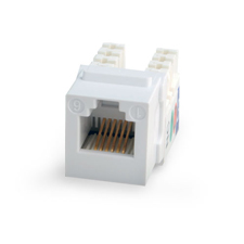 [RJ11-WH] RJ11 Keystone Jack - White