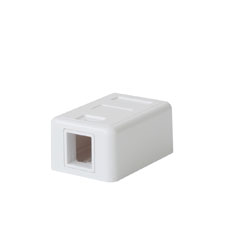 [WP-SMB1-WH] Surface Mount Box - White (1 Port)