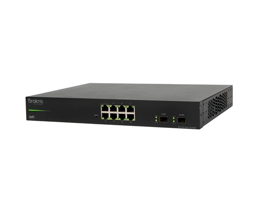 [AN-210-SW-F-8-POE] 210 Series Websmart Gigabit Switch with Partial PoE+ | 8 + 2 Front Ports